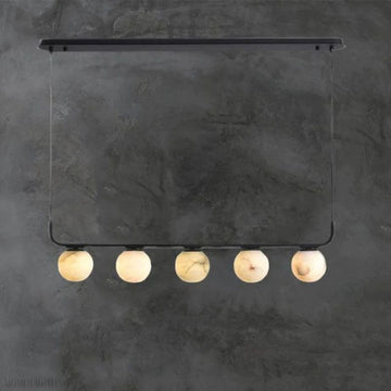 Alabaster Global Linear Chandelier L40"-Momo Lighting