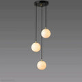 Alabaster Global Wavy Chandelier-Momo Lighting
