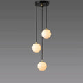 Alabaster Global Wavy Chandelier-Momo Lighting