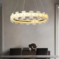 Alabaster Halo Chandelier-Momo Lighting