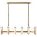 Alabaster Ian K Fowler Malik Large Linear Chandelier-Momo Lighting