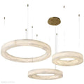 Alabaster Living Room Round Chandelier-Momo Lighting
