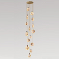 Alabaster Long Staircase Chandelier 5 styles-Momo Lighting