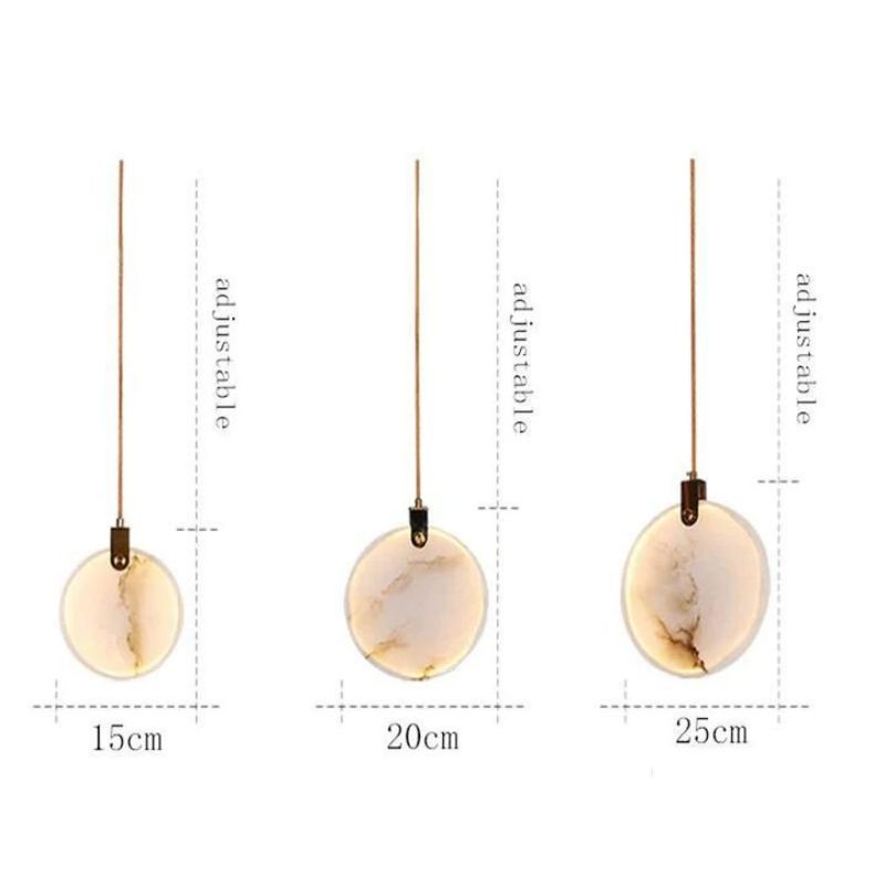 Alabaster Long Staircase Chandelier 5 styles-Momo Lighting