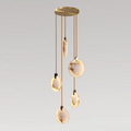 Alabaster Long Staircase Chandelier 5 styles-Momo Lighting