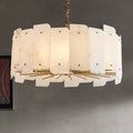 Alabaster Lorry Round Chandelier 20