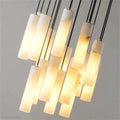 Alabaster Modern Cylindrical Round Chandelier 79