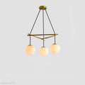 Alabaster Modern Round Ball Chandelier-Momo Lighting