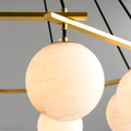 Alabaster Modern Round Ball Chandelier-Momo Lighting