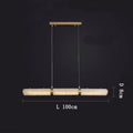 Alabaster Pillar Linear Chandelier-Momo Lighting