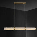 Alabaster Pillar Linear Chandelier-Momo Lighting