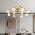 Alabaster Radial Chandelier-Momo Lighting