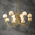 Alabaster Radial Chandelier-Momo Lighting