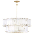 Alabaster Rancho 2-Tier Round Chandelier (34.25