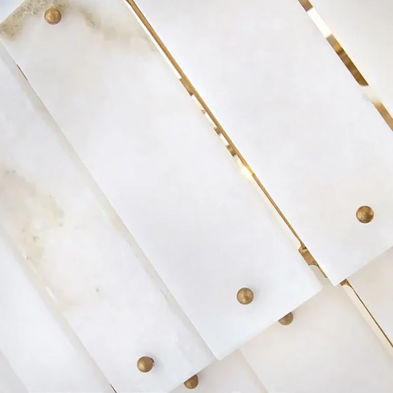 Alabaster Rancho 2-Tier Round Chandelier (Middle)-Momo Lighting