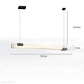 Alabaster Square Pillar Dining Chandelier-Momo Lighting
