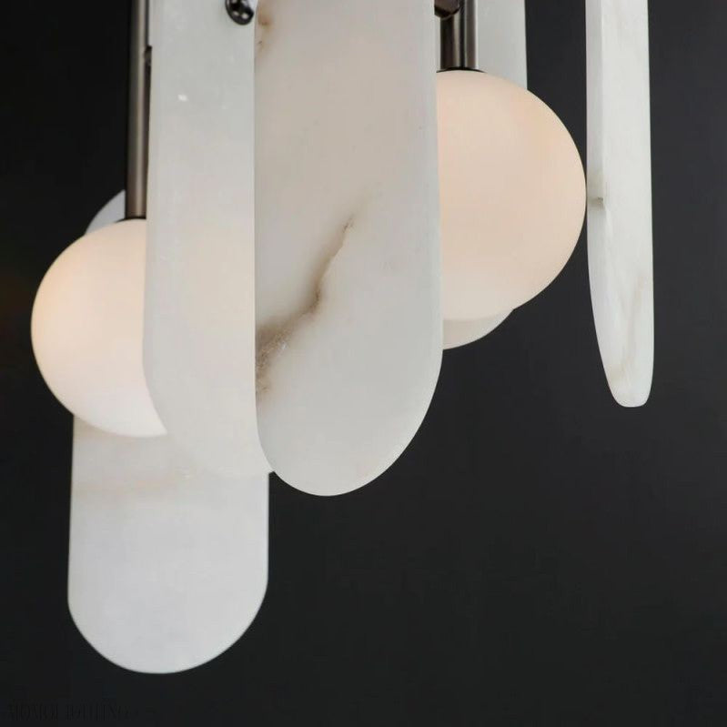 Alabaster Studio M Megalith 5-Light Chandelier-Momo Lighting