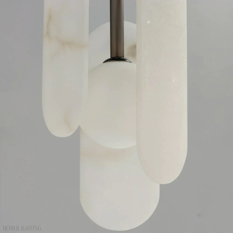 Alabaster Studio M Megalith 5-Light Chandelier-Momo Lighting