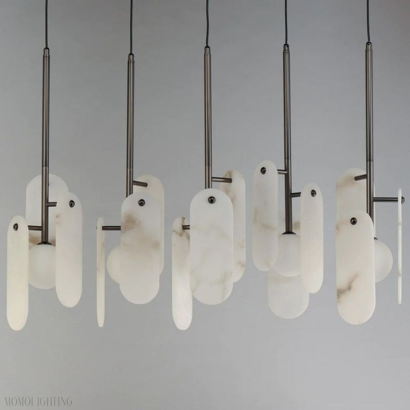 Alabaster Studio M Megalith 5-Light Chandelier-Momo Lighting