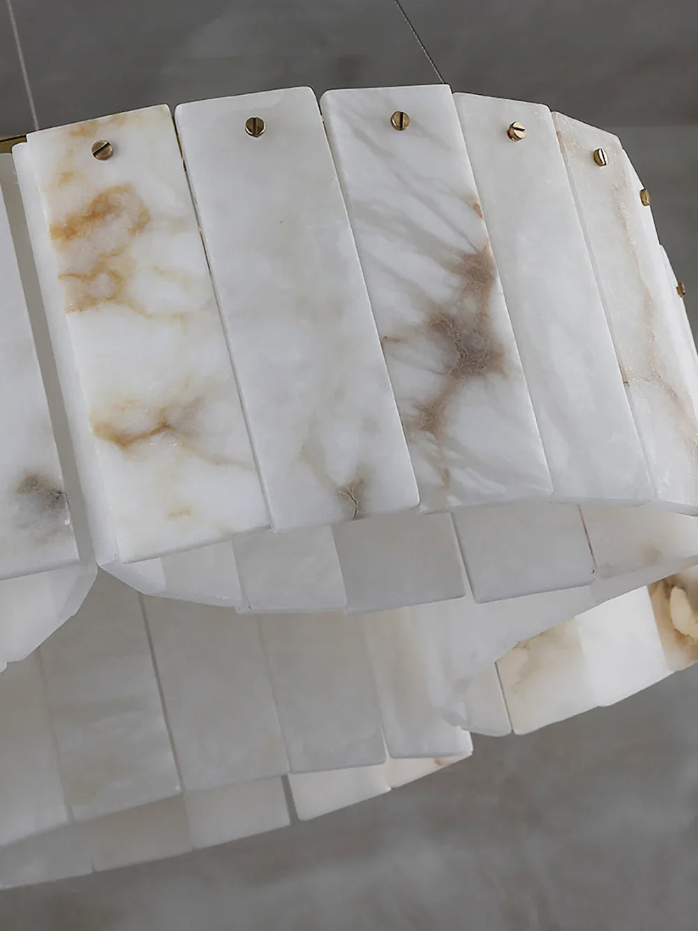 Alabaster Willamette Chandelier-Momo Lighting