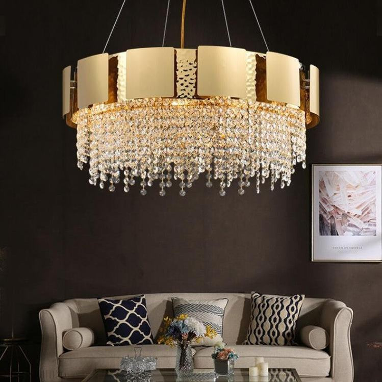 Alaire Crystal Chandelier-Momo Lighting
