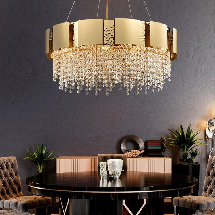 Alaire Crystal Chandelier-Momo Lighting