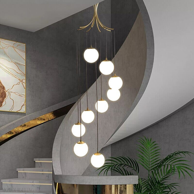 Alliyana Foyer & Staircase Chandelier 15" 16" 22"-Momo Lighting