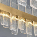 Andrea Rectangular Crystal Chandelier-Momo Lighting