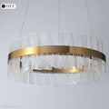 Andrea Round Crystal Chandelier-Momo Lighting