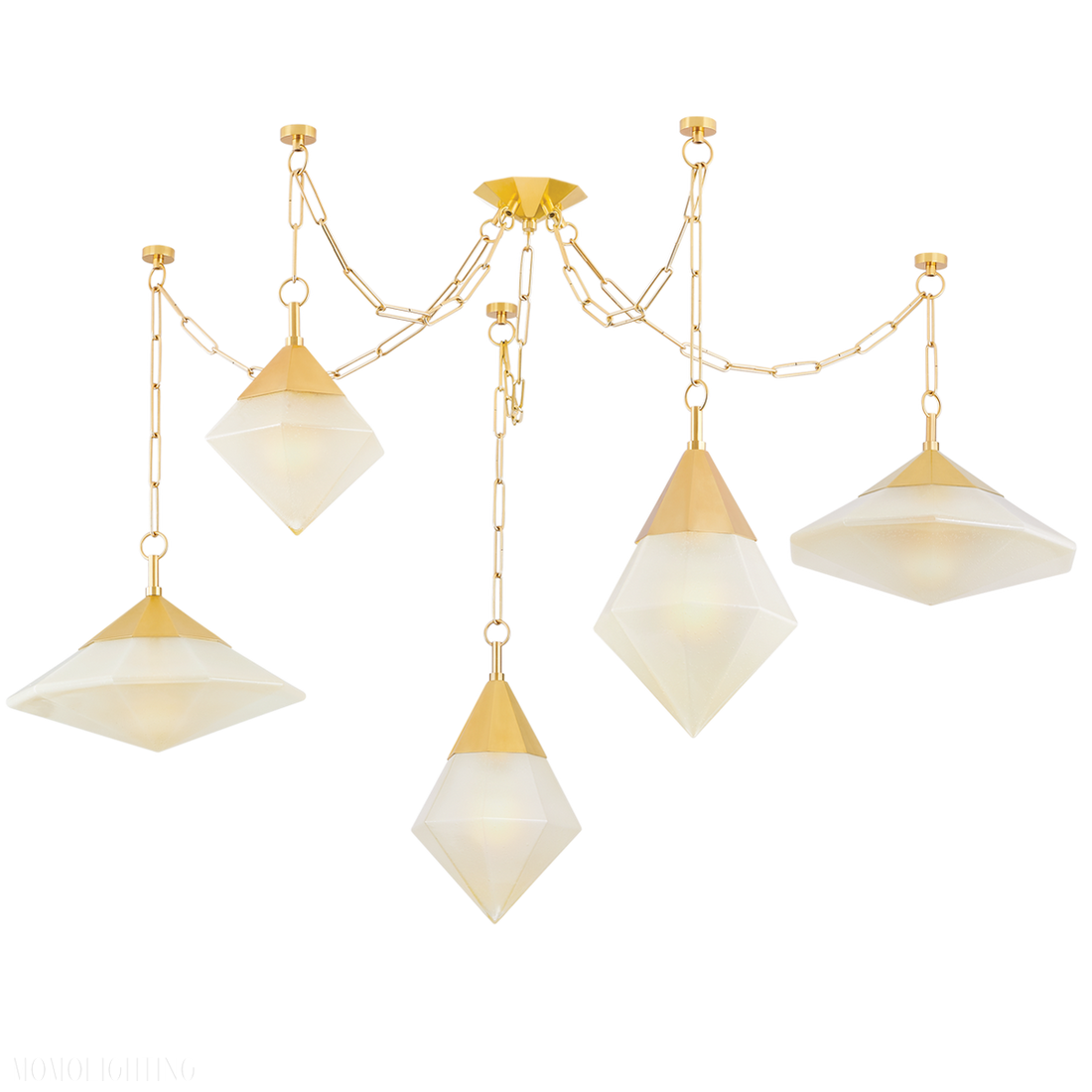 Angelique Clear Functional Design Chandelier-Momo Lighting