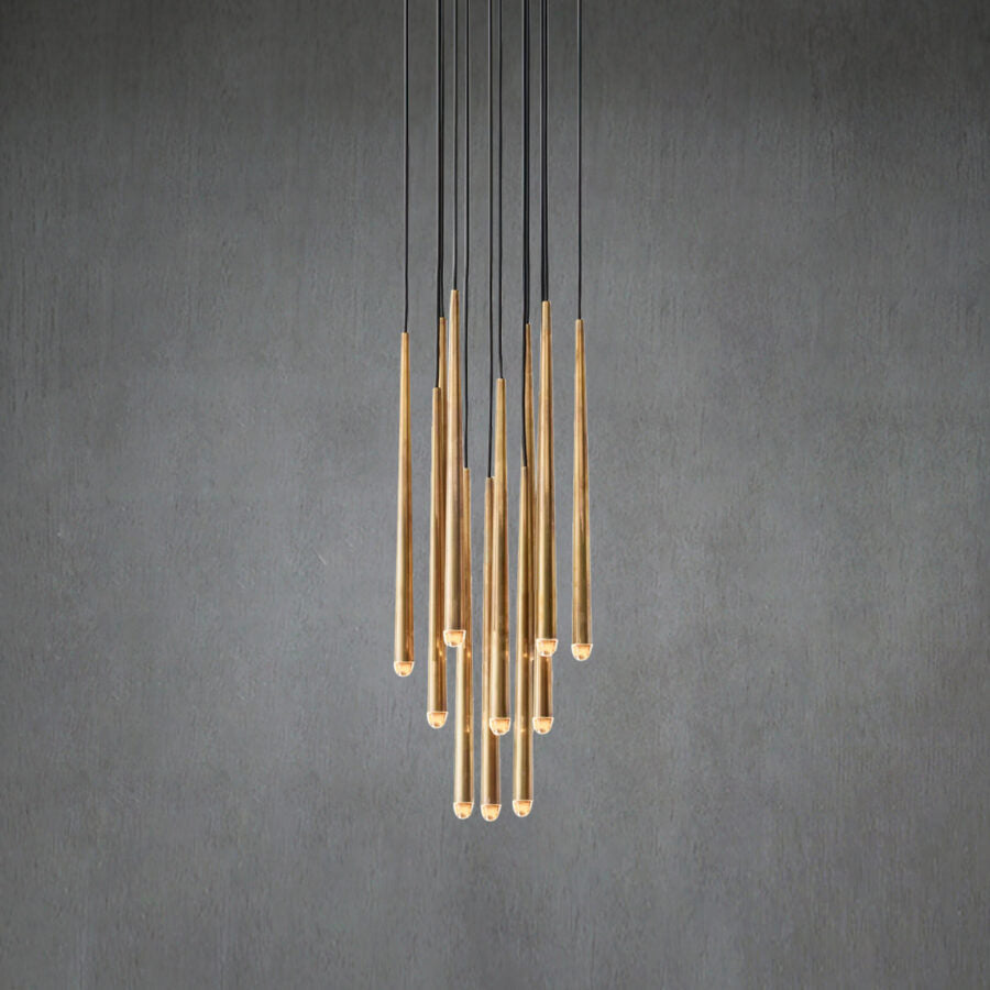 Aquitain Cluster Round Chandelier-Momo Lighting