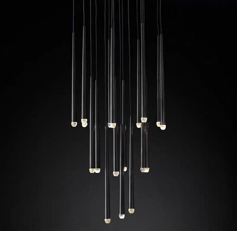 Aquitania Round Chandelier 24" 30" 48"-Momo Lighting