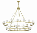 Aragon 30 Light Chandelier Alabaster-Momo Lighting