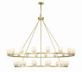 Aragon 30 Light Chandelier Alabaster-Momo Lighting