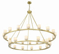 Aragon 30 Light Chandelier Alabaster-Momo Lighting