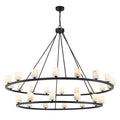 Aragon 30 Light Chandelier Alabaster-Momo Lighting