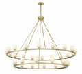 Aragon 30 Light Chandelier Alabaster-Momo Lighting
