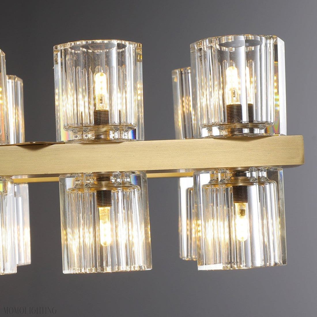 Arcachon Crystal Rectangular Chandelier 48" 54" 72"-Momo Lighting