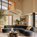 Arcachon Crystal Round Chandelier 60