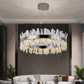 Arsen Crystal Round Chandelier-Momo Lighting