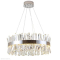 Arsen Crystal Round Chandelier-Momo Lighting