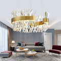 Arsenio Open Round Crystal Chandelier-Momo Lighting