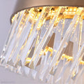 Arsenio Oval Crystal Chandelier-Momo Lighting