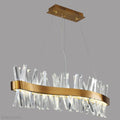 Arsenio Wave Crystal Chandelier-Momo Lighting