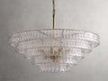 Art Glass Ghiaccio Round Chandelier 36