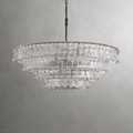 Art Glass Ghiaccio Round Chandelier 36