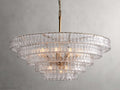 Art Glass Ghiaccio Round Chandelier 36