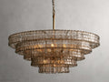 Art Glass Ghiaccio Round Chandelier 36