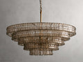 Art Glass Ghiaccio Round Chandelier 36