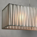 Art Glass Jeunet Rectangular Chandelier-Momo Lighting